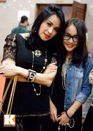 Thanh Lam và con gái Thiện Thanh Thanh Lam và con gái Thiện Thanh