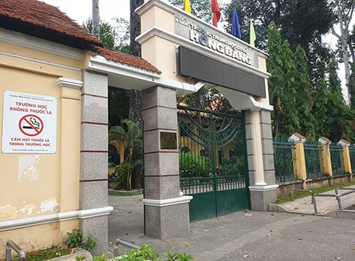 Trường trung học cơ sở Hồng Bàng, Quận 5, Thành phố Hồ Chí Minh. (Ảnh: P.L) Trường trung học cơ sở Hồng Bàng, Quận 5, Thành phố Hồ Chí Minh. (Ảnh: P.L)