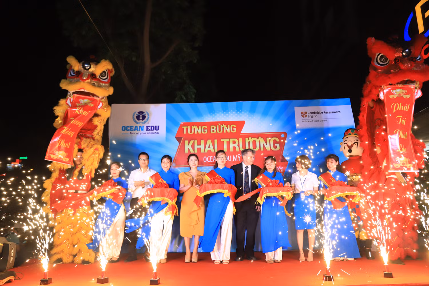 Lễ cắt băng khai trương Ocean Edu Mỹ Đình
