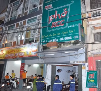 Hiện trường vụ nổ gas Hiện trường vụ nổ gas
