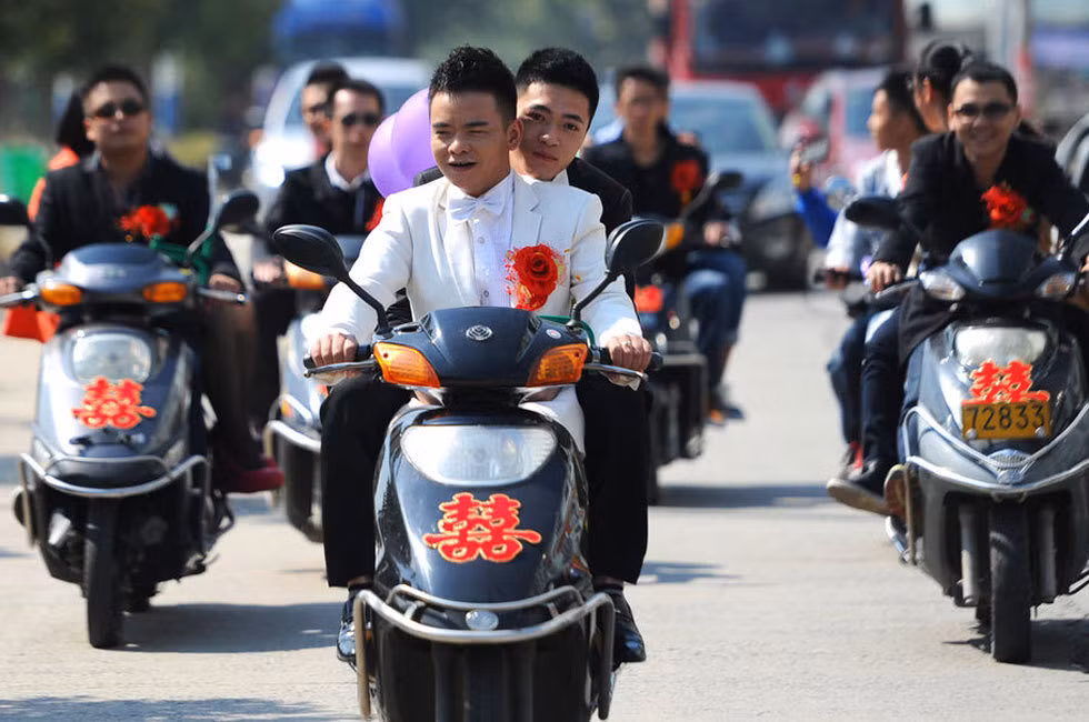 Đoàn xe rước dâu