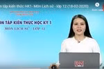 Dạy học trên truyền hình đặc biệt trong thời điểm học sinh nghỉ học phòng tránh dịch Covid-19 cần được nhân rộng. Ảnh: Chụp màn hình truyền hình Đồng Nai.