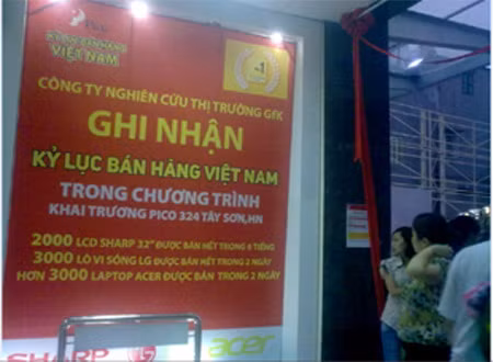 Pico tự trưng biển, tự tổ chức, chứ chúng tôi không chứng nhận - Cty nghiên cứu thị trường GfK khẳng định. Pico tự trưng biển, tự tổ chức, chứ chúng tôi không chứng nhận - Cty nghiên cứu thị trường GfK khẳng định.