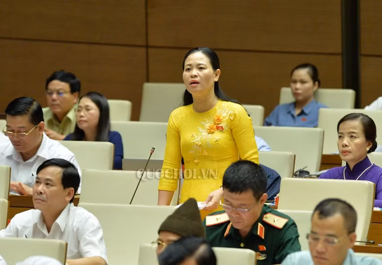 Đại biểu Nguyễn Thị Thu Dung. (Ảnh: Quochoi.vn)