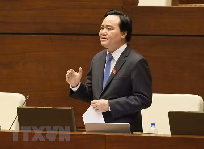Ý kiến của các đại biểu về trả lời chất vấn của Bộ trưởng Bộ Giáo dục ảnh 3 Ý kiến của các đại biểu về trả lời chất vấn của Bộ trưởng Bộ Giáo dục ảnh 3