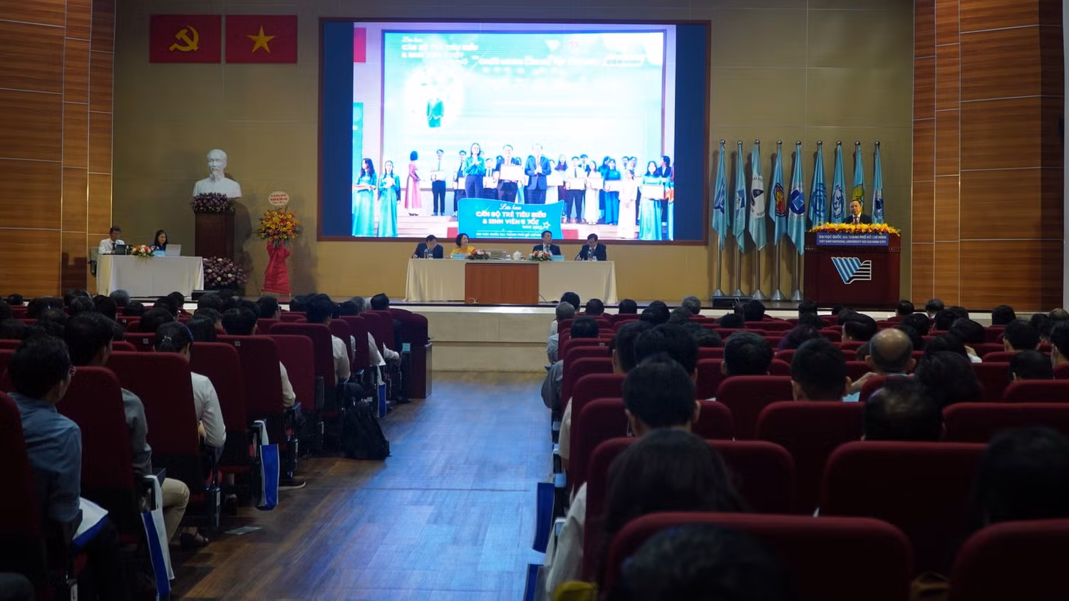 Hội nghị thường niên năm 2023 của Đại học Quốc gia Thành phố Hồ Chí Minh (ảnh: Chân Phúc)