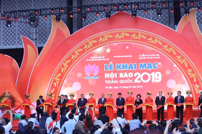 Lễ khai mạc Hội báo toàn quốc 2019 (Ảnh minh họa: vtv.vn).
