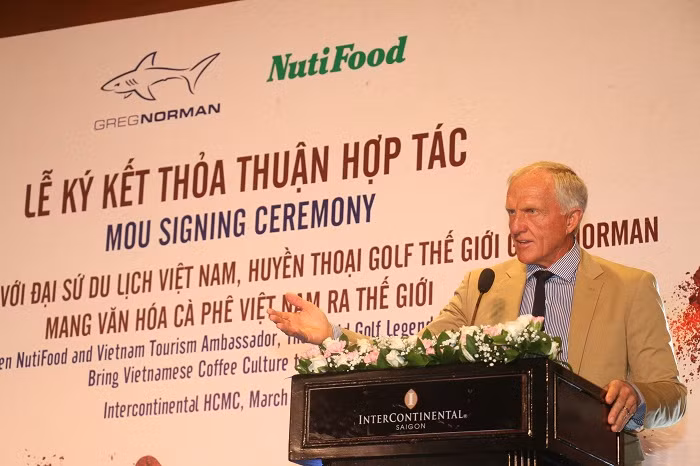 Huyền thoại golf Greg Norman - Đại Sứ Du Lịch Việt Nam nhiệm kỳ 2018-2021. Huyền thoại golf Greg Norman - Đại Sứ Du Lịch Việt Nam nhiệm kỳ 2018-2021.