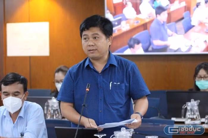 Ông Hồ Tấn Minh - Chánh Văn phòng Sở Giáo dục và Đào tạo Thành phố Hồ Chí Minh (ảnh: P.L)