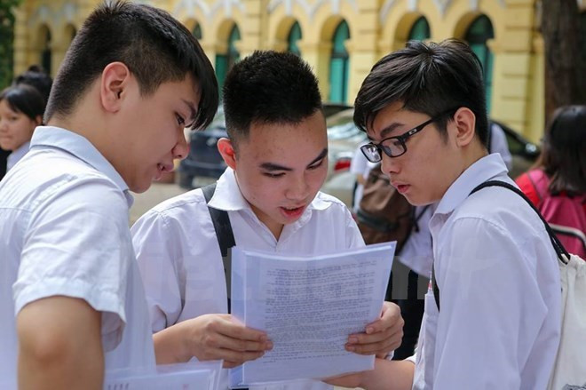 3 đối tượng được tham dự kỳ thi tốt nghiệp trung học phổ thông năm 2020 (Nguồn ảnh: TTXVN)