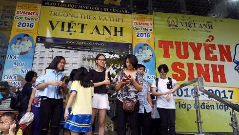 Trường THCS và THPT Việt Anh, nơi có quy chế tuyển sinh lạ đời về đồng tính (ảnh minh họa: P.L) Trường THCS và THPT Việt Anh, nơi có quy chế tuyển sinh lạ đời về đồng tính (ảnh minh họa: P.L)