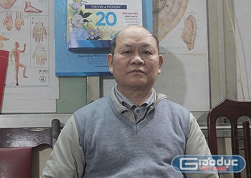 Ông Phan Xuân Xiểm, nguyên hàm Vụ trưởng vụ 1 Ủy ban kiểm tra Trung ương (ảnh Trinh Phúc).