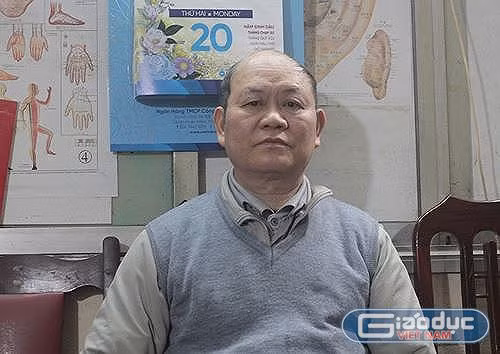 Ông Phan Xuân Xiểm, nguyên hàm Vụ trưởng vụ 1 Ủy ban kiểm tra Trung ương (ảnh Trinh Phúc).