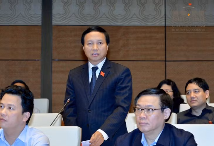 Đại biểu Quốc hội Ngô Đức Mạnh - Đoàn đại biểu Quốc hội tỉnh Bình Thuận - (Ảnh: Văn Bình - Cổng thông tin điện tử Quốc hội).