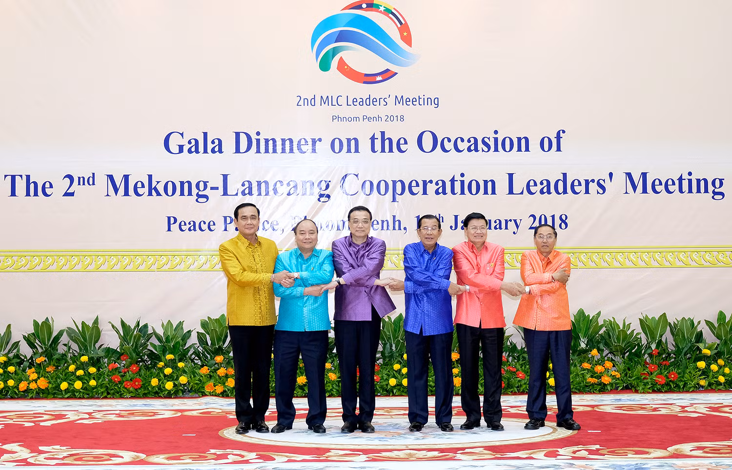 Các nhà lãnh đạo tại Gala Dinner trong khuôn khổ hội nghị. Ảnh: VGP/Quang Hiếu.