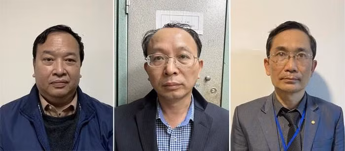 Các bị can lần lượt: Nguyễn Minh Tuấn; Nguyễn Nam Liên; Trịnh Thanh Hùng. Các bị can lần lượt: Nguyễn Minh Tuấn; Nguyễn Nam Liên; Trịnh Thanh Hùng.