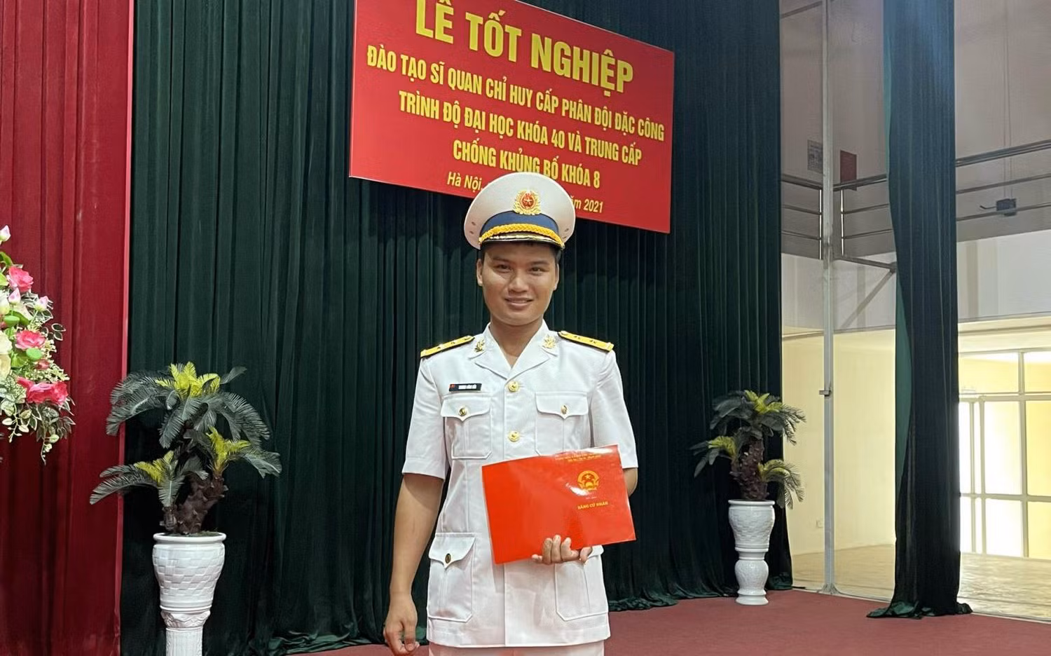 Bên cạnh sự nỗ lực trong học tập, Trương Công Hòa còn năng nổ tham gia vào nhiều hoạt động ngoại khóa. (Ảnh: NVCC)