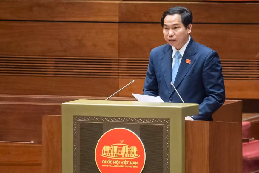 Ủy viên Ủy ban Thường vụ Quốc hội, Chủ nhiệm Ủy ban Tài chính, Ngân sách của Quốc hội Lê Quang Mạnh. Ảnh: quochoi.vn.