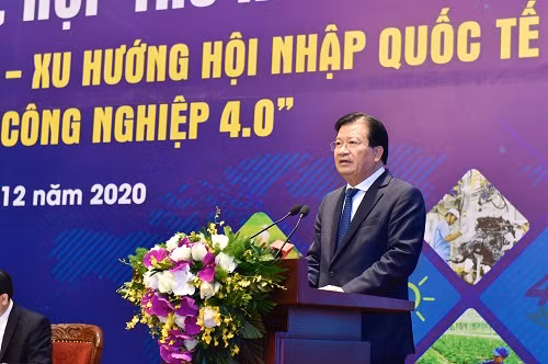 Phó Thủ tướng Chính phủ Trịnh Đình Dũng phát biểu. Ảnh: VGP Phó Thủ tướng Chính phủ Trịnh Đình Dũng phát biểu. Ảnh: VGP