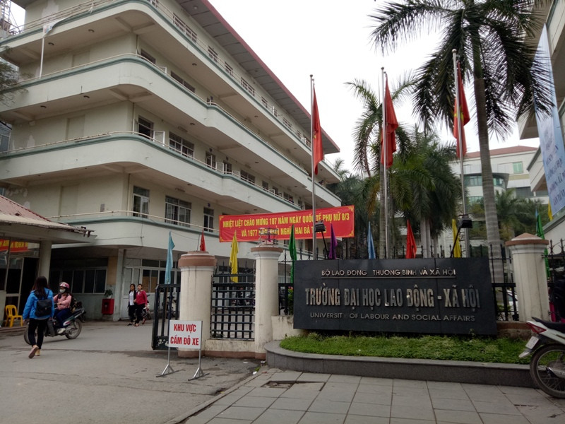 Liên tiếp trong 2 năm tuyển sinh, Trường Đại học Lao động và Xã hội sai sót đã được Bộ Giáo dục và Đào tạo thanh tra, kết luận (ảnh MC)