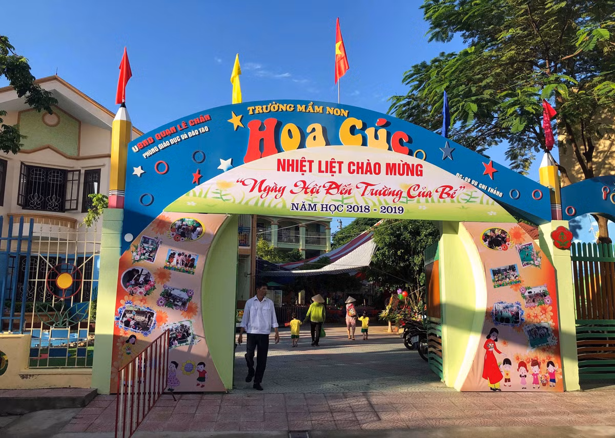 Trường mầm non Hoa Cúc (Hải Phòng) thực hiện thành công chuyên đề "Xây dựng trường mầm non lấy trẻ làm trung tâm". (Ảnh: Lã Tiến) Trường mầm non Hoa Cúc (Hải Phòng) thực hiện thành công chuyên đề "Xây dựng trường mầm non lấy trẻ làm trung tâm". (Ảnh: Lã Tiến)