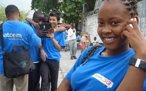 Mạng di động Natcom của Viettel tại Haiti.