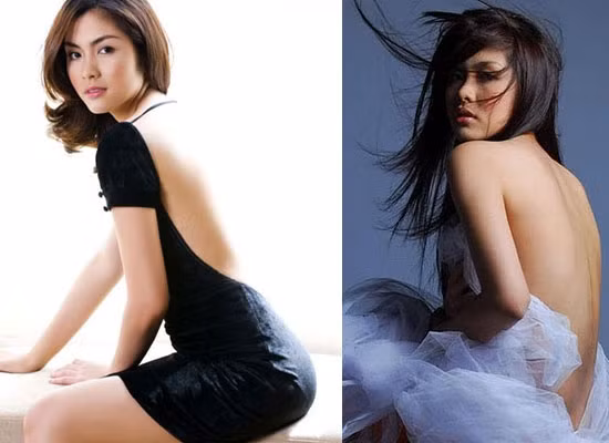 Không thuộc danh sách "những người đẹp thích khoe da thịt", nhưng với bờ lưng trần mịn màng của Hà Tăng đã đủ làm nao lòng người chiêm ngưỡng.