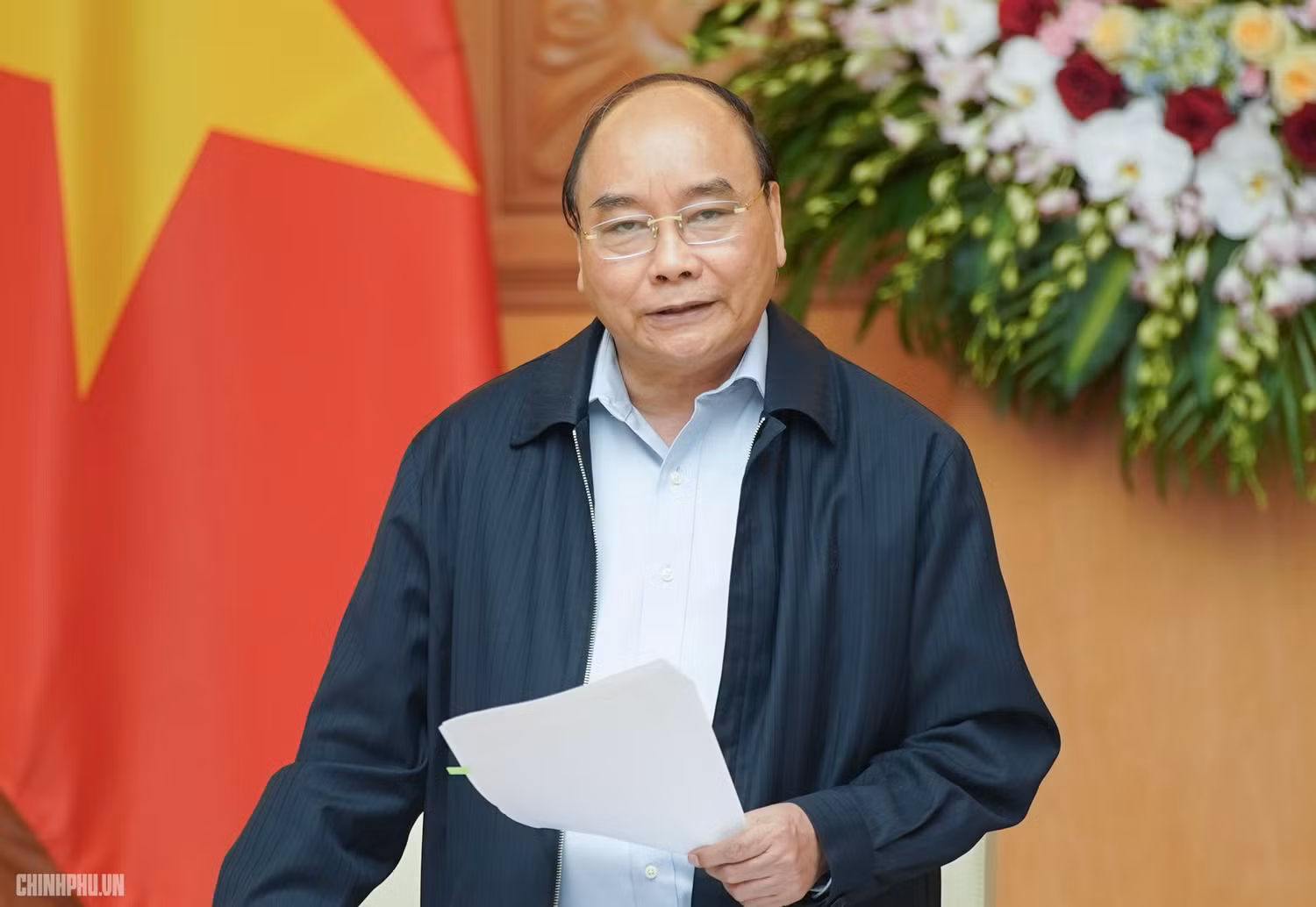 Thủ tướng chủ trì buổi làm việc. Ảnh: VGP