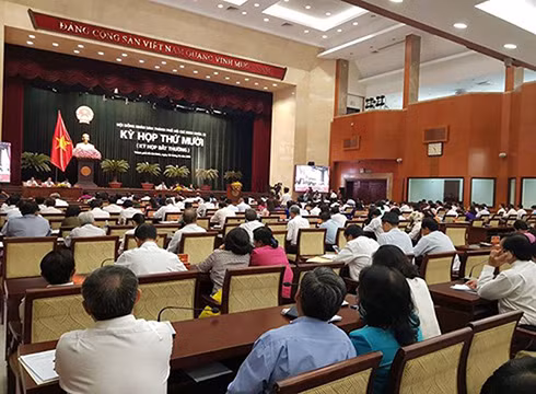 Kỳ họp lần thứ 10, Hội đồng nhân dân Thành phố Hồ Chí Minh khóa IX đã diễn ra (ảnh: P.L) Kỳ họp lần thứ 10, Hội đồng nhân dân Thành phố Hồ Chí Minh khóa IX đã diễn ra (ảnh: P.L)