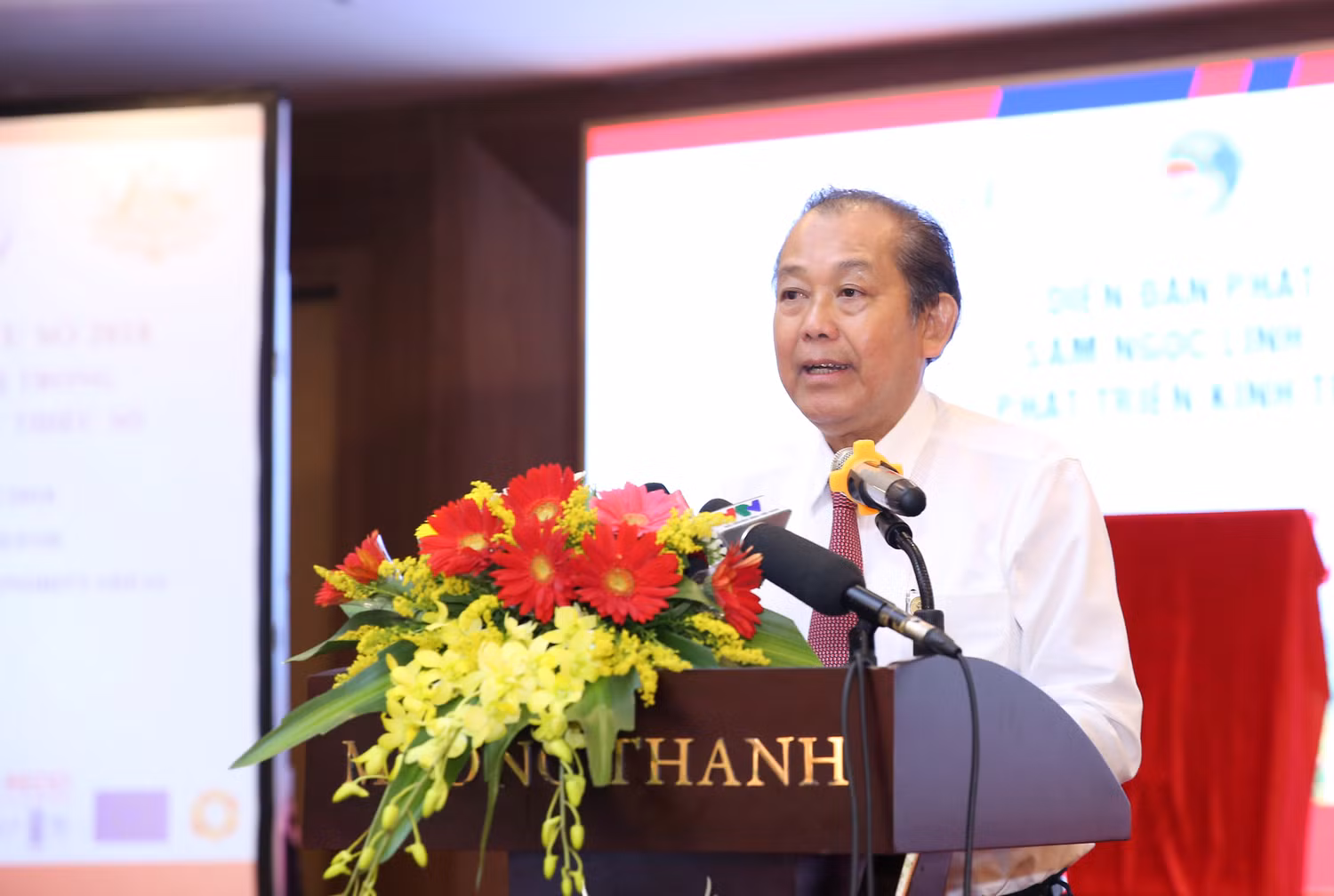Phó Thủ tướng Thường trực Trương Hòa Bình phát biểu. (Ảnh: VGP)