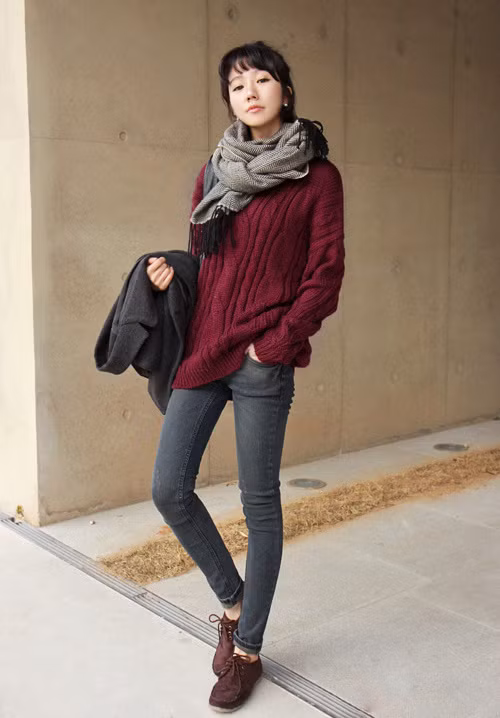Cá tính và tomboy với kiểu khăn có màu sắc nam tính và quấn khăn cực đơn giản thế này?