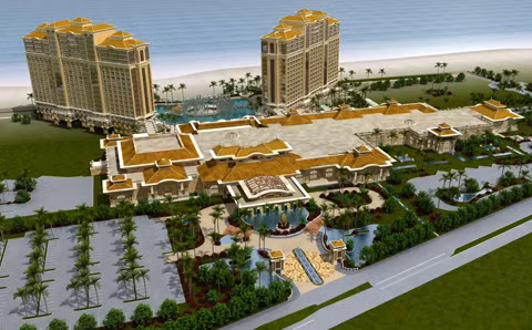Phối cảnh khu resort 1 của dự án. Phối cảnh khu resort 1 của dự án.