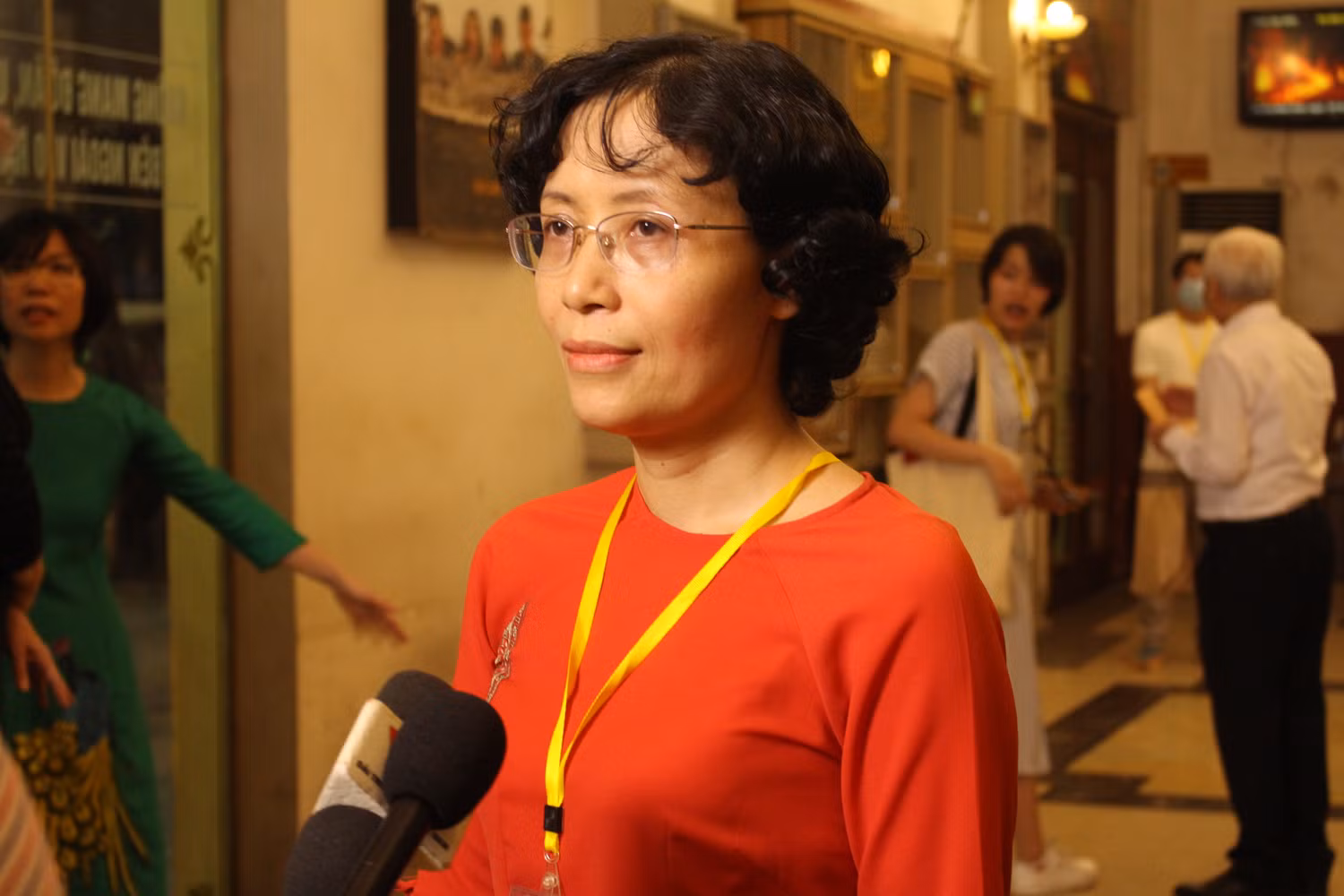 Bà Nguyễn Thị Thủy – Cán bộ Hiệp hội Vì Giáo dục cho mọi người Việt Nam (Ảnh: Kim Anh)
