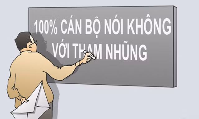Tham nhũng làm tha hóa biến chất cán bộ công chức. (Ảnh minh họa: thoibaokinhdoanh.vn)