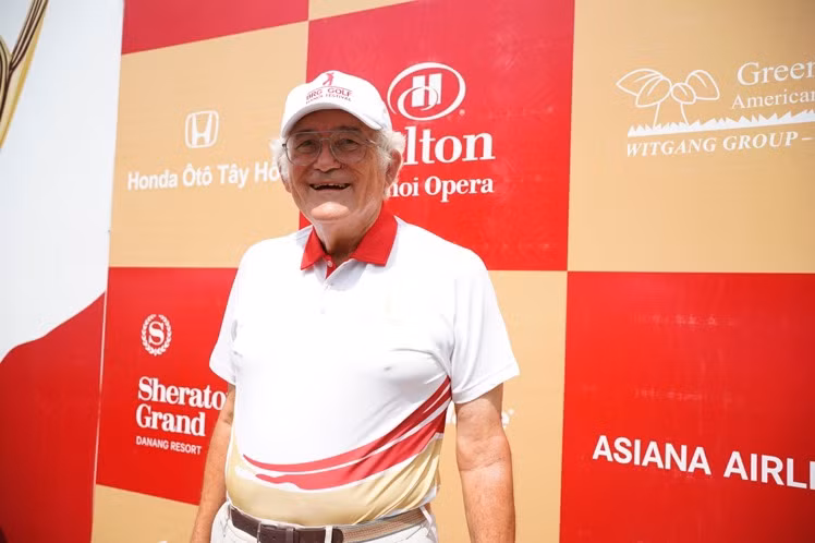 Golf thủ David Elliott đến từ Mỹ rất háo hức được trải nghiệm chơi golf tại BRG Golf Hà Nội Festival 2019