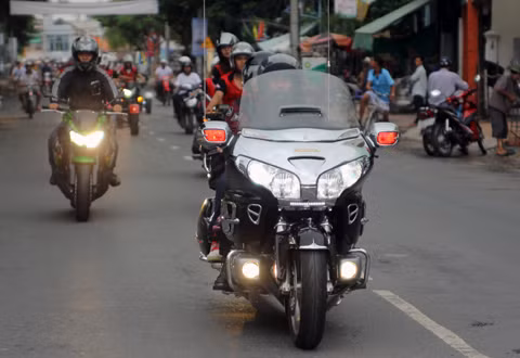 Mẫu xe đường trường tiêu chuẩn Honda Goldwing 1800 phân khối. Mẫu xe đường trường tiêu chuẩn Honda Goldwing 1800 phân khối.