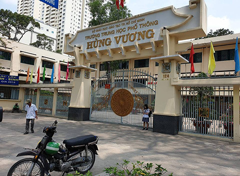 Trường trung học phổ thông Hùng Vương, quận 5, Thành phố Hồ Chí Minh (ảnh: P.L)