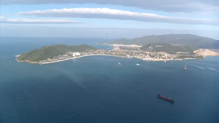 Một góc nhìn nên thơ về Vinpearl Nha Trang.