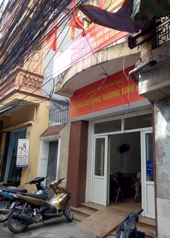 Phòng Lao động Thương binh và Xã hội quận Đống Đa, nơi ông Trương Đình Đức công tác (Ảnh MC)