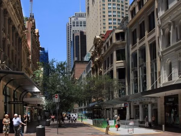 7. Pitt Street Mall Thành phố: Sydney (Australia) Giá thuê trung bình: 10.716 USD/m2/năm
