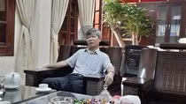Ông Phạm Duy Phương, Giám đốc Sở Văn hóa, Thể thao và Du lịch tỉnh Thanh Hóa làm việc phóng viên Báo điện tử Giáo dục Việt Nam.