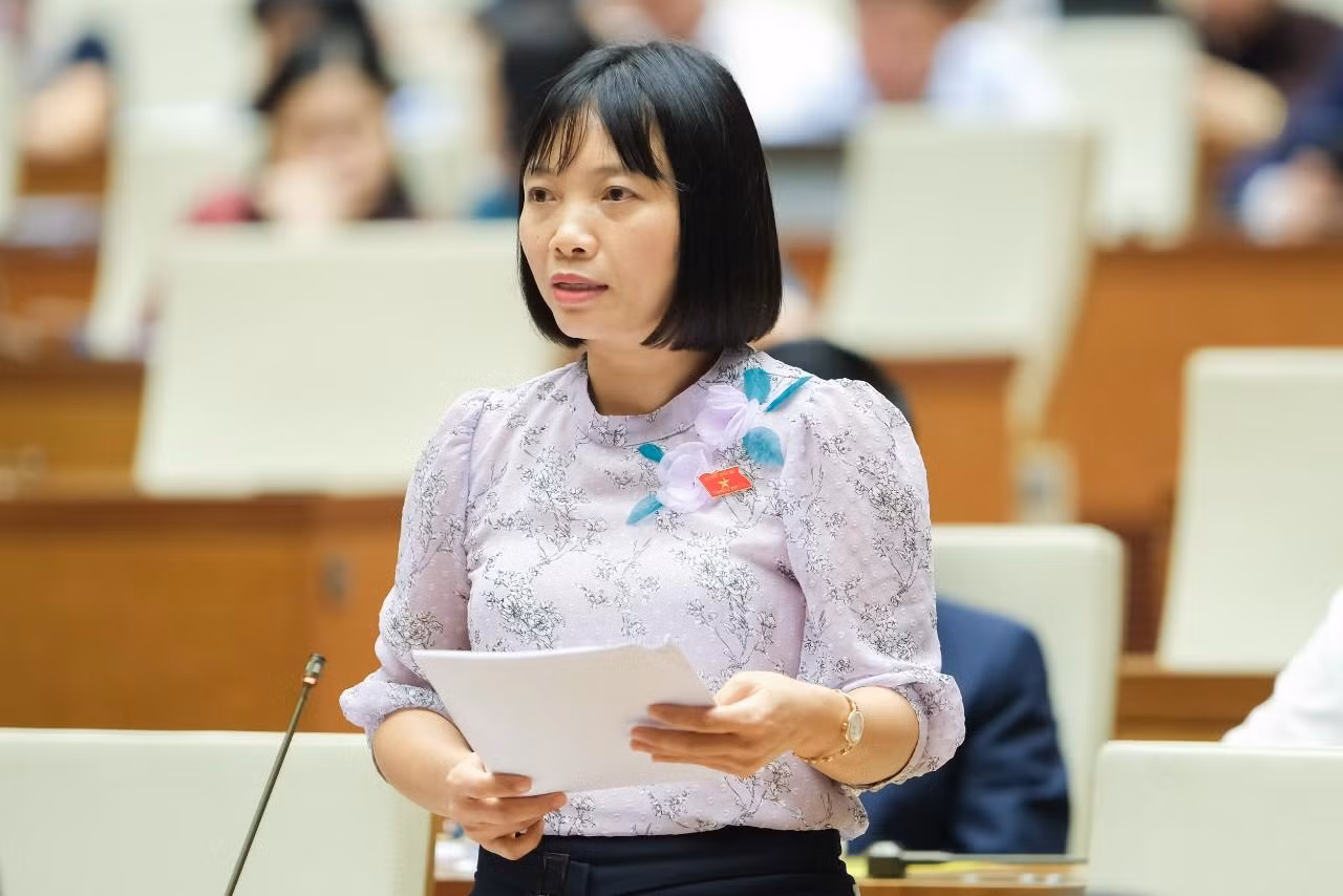 Đại biểu Nguyễn Thị Việt Nga (Phó Trưởng đoàn chuyên trách Đoàn Đại biểu Quốc hội tỉnh Hải Dương). Ảnh: NVCC