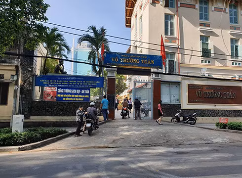 Trường trung học cơ sở Võ Trường Toản, quận 1, Thành phố Hồ Chí Minh (ảnh: P.L)