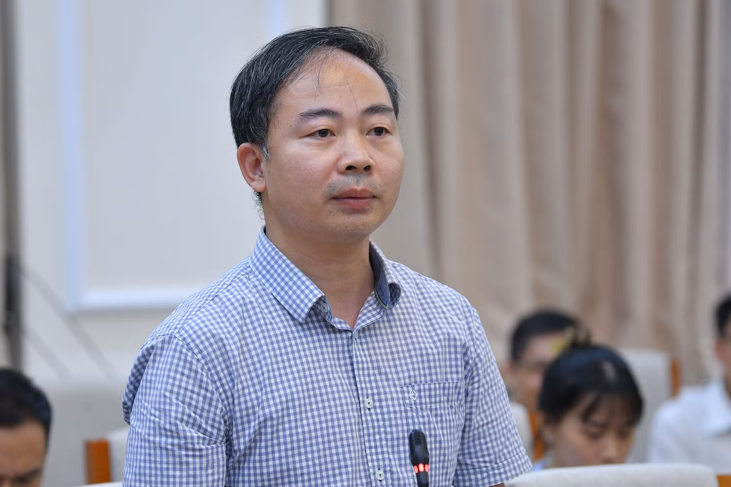 Ông Nguyễn Ngọc Hà, Phó Cục trưởng Cục Quản lý chất lượng, Trưởng ban đề thi tốt nghiệp trung học phổ thông 2023. Ảnh: Bộ Giáo dục và Đào tạo Ông Nguyễn Ngọc Hà, Phó Cục trưởng Cục Quản lý chất lượng, Trưởng ban đề thi tốt nghiệp trung học phổ thông 2023. Ảnh: Bộ Giáo dục và Đào tạo