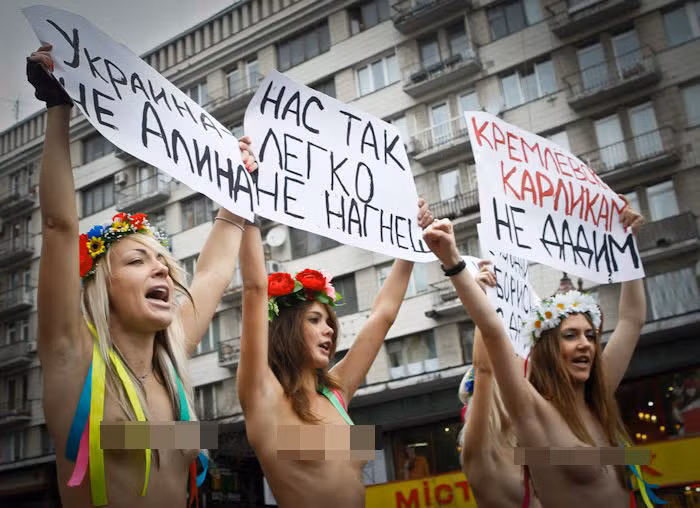 FEMEN, phong trào hoạt động chính trị bắt nguồn từ Ucraina FEMEN, phong trào hoạt động chính trị bắt nguồn từ Ucraina