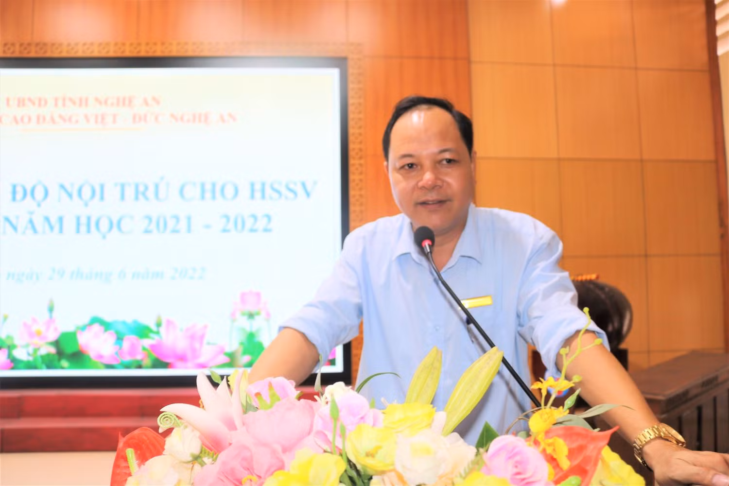 Thạc sĩ Cao Anh Tuấn - Phó hiệu trưởng Trường Cao đẳng Việt - Đức Nghệ An. Ảnh: Website nhà trường Thạc sĩ Cao Anh Tuấn - Phó hiệu trưởng Trường Cao đẳng Việt - Đức Nghệ An. Ảnh: Website nhà trường
