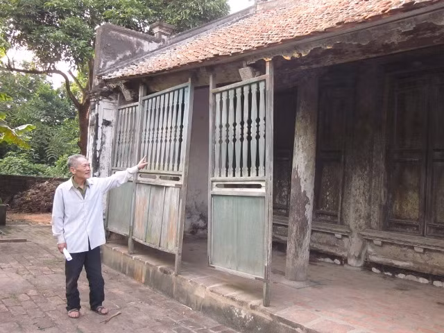 Căn nhà gỗ này như một "báu vật"của làng Vũ Đại