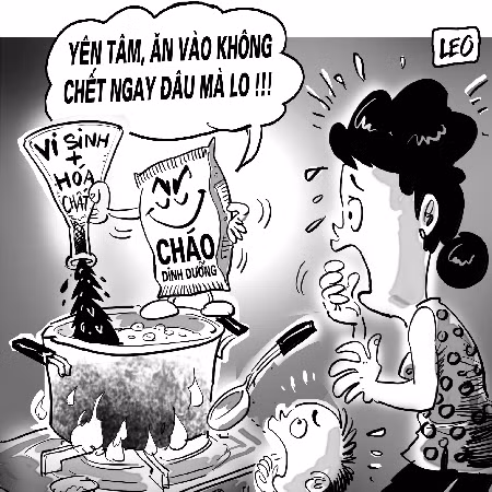 Nhiều bà mẹ mang con đến khám suy dinh dưỡng mà nguyên nhân nhiều khả năng xuất phát từ thói quen cho con ăn cháo mua ở ngoài. Nhiều bà mẹ mang con đến khám suy dinh dưỡng mà nguyên nhân nhiều khả năng xuất phát từ thói quen cho con ăn cháo mua ở ngoài.