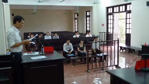 Phiên tòa ngày 4/7. ảnh TMV