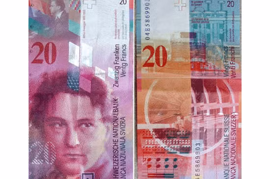 13. Đồng Franc của Thụy Sỹ (CHF) Tỷ giá: 1 CHF = 1,08 USD; 1 CHF = 0,82 Euro Mệnh giá cao nhất của tiền xu: 5 CHF Mệnh giá cao nhất của tiền giấy: 1.000 CHF